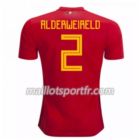 Maillot de Foot Belgique Alderweireld 2 Domicile Coupe du monde 2018